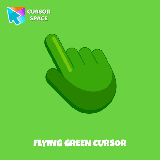 Flying Green Cursor - Cursor Pack | Cursor Space